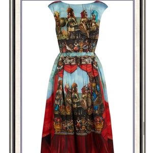 NWOT Dolce&gabbana Roman print dress